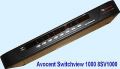 8-Potz KVM Avocent Switchview 1000 8SV1000 CPU VGA PS/2 USB + Netzteil