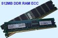 512MB 333MHZ Ram Speicher DDR ECC Server Workstation DDR1 PC333 Arbeitsspeicher