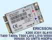 Lenovo T400 T500 L410 L510 W500 X200 X301 HSDPA UMTS GPS 7,2MB/s MiniPCI Express
