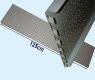 Lochwand Rückwand Weiß für Tego Kind Regale125cm lang 29cm breit