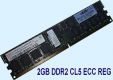2GB Ram 240-pin Speicher DDR 667 PC3200 667MHz CL5 ECC REG