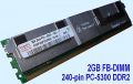 2GB Ram FB-DIMM 240-pin Speicher PC2 5300 DDR2 667MHz CL5